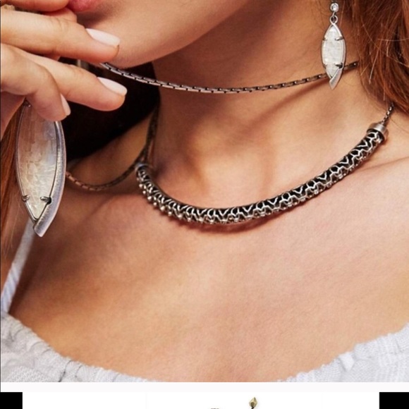 KS Lucy antique brass choker necklace - Picture 5 of 5